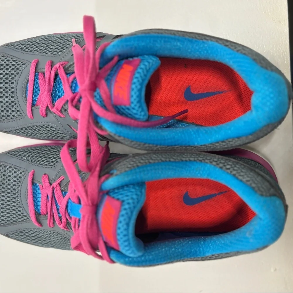 Nike Womens Running Shoes Dual Fusion Gray Pink Blue size 11 - Picture 12 of 12